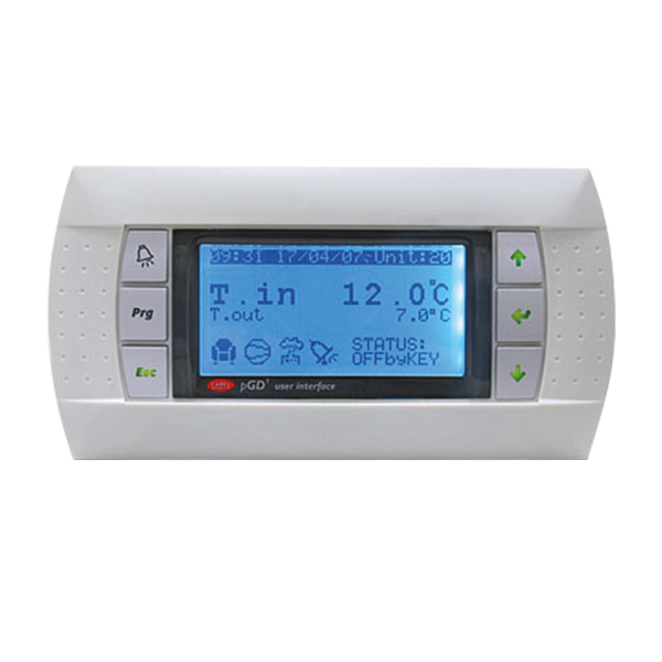 Second remotable control panel with LCD display